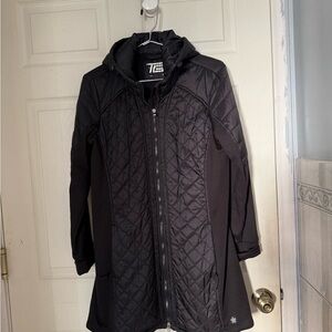 Tek Gear Women's Black Quilted Ski Jacket